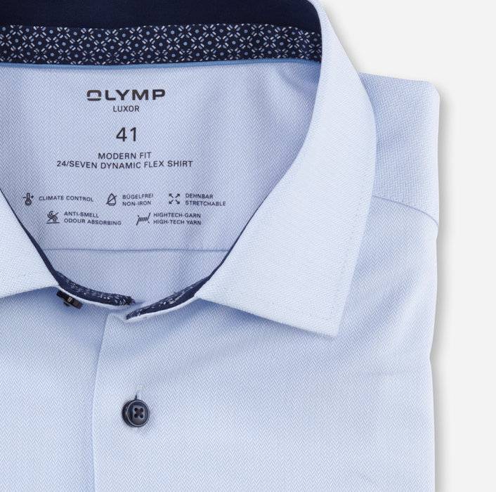 Olymp Camicia Olymp Celeste Dynamic Flex Modern Fit