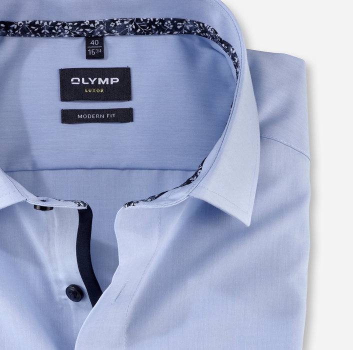 Olymp Camicia Olymp Celeste Modern Fit Con Taschino
