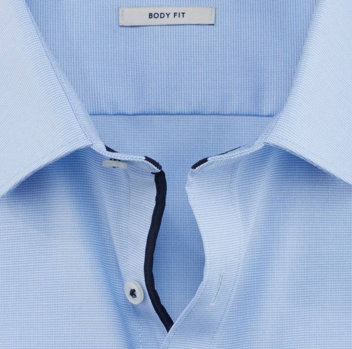 Olymp Camicia Olymp Celeste Slim Fit Cotone Stretch