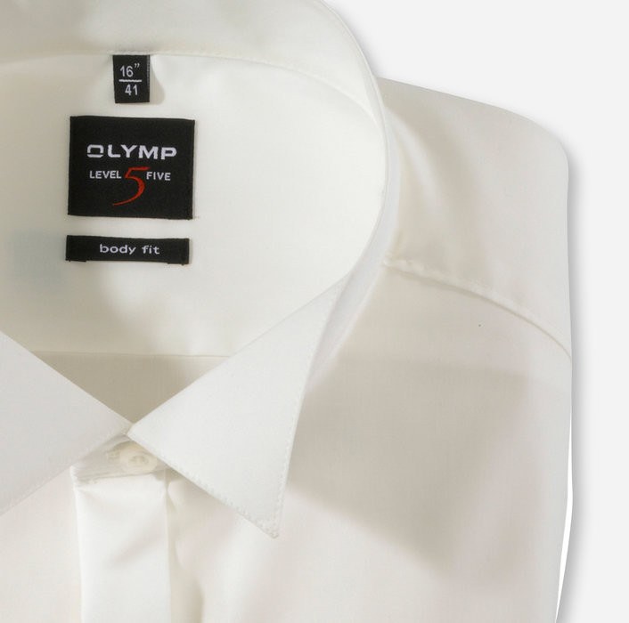Olymp Camicia Olymp Collo Diplomatico Body Fit Con Polso Doppio Per Gemelli