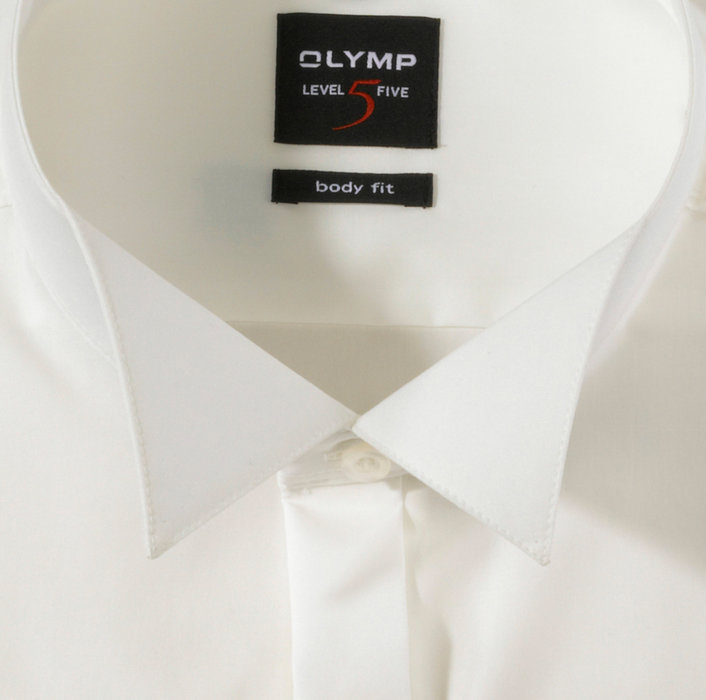 Olymp Camicia Olymp Collo Diplomatico Body Fit Con Polso Doppio Per Gemelli