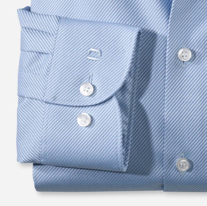 Olymp Camicia Olymp Level Five In Cotone Twill Facile Stiro Slim Fit