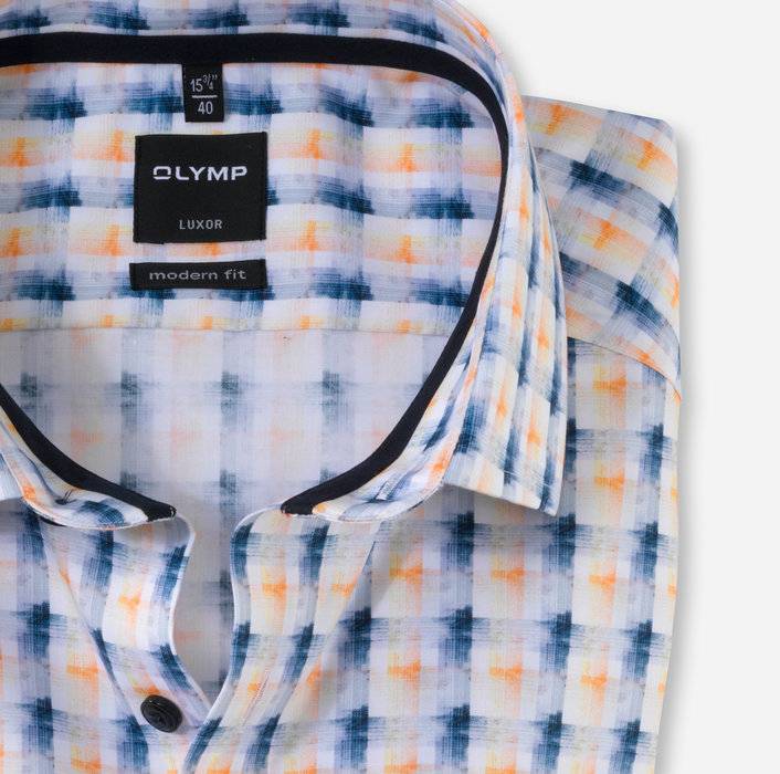 Olymp Camicia Olymp Luxor Fantasia Stampata Modern Fit