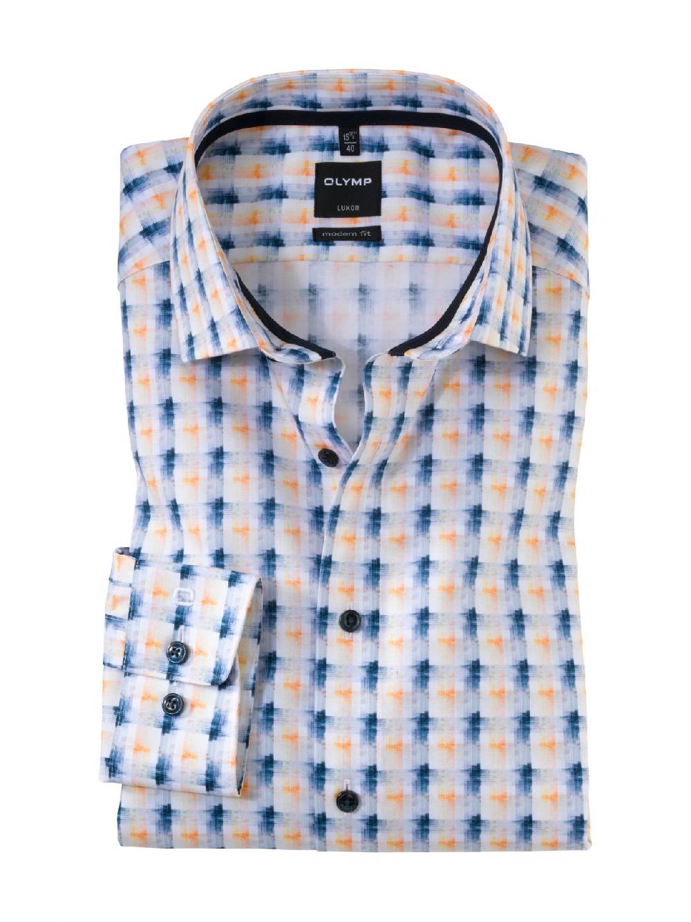 Olymp Camicia olymp luxor fantasia stampata modern fit