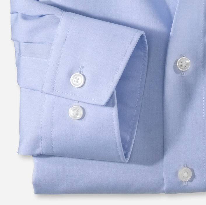 Olymp Camicia Olymp Luxor In Cotone Chambray No Stiro Comfort Fit