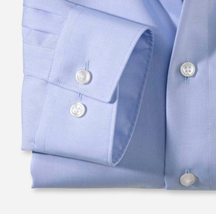 Olymp Camicia Olymp Luxor In Cotone Chambray No Stiro Modern Fit