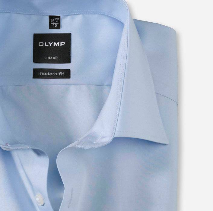 Olymp Camicia Olymp Luxor In Cotone Liscio No Stiro Modern Fit