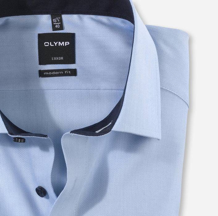 Olymp Camicia Olymp Luxor In Puro Cotone Oxford No Stiro Modern Fit