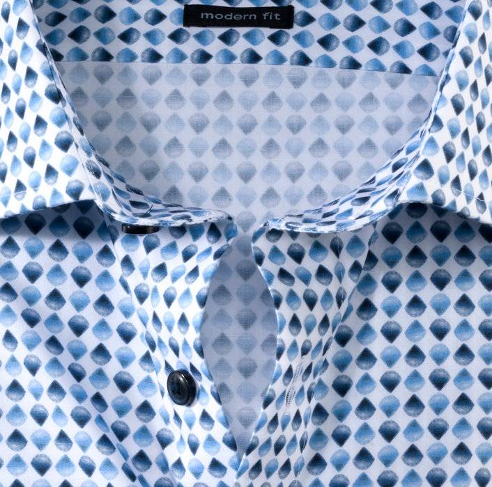 Olymp Camicia Olymp Luxor Modern Fit Fantasia Stampata