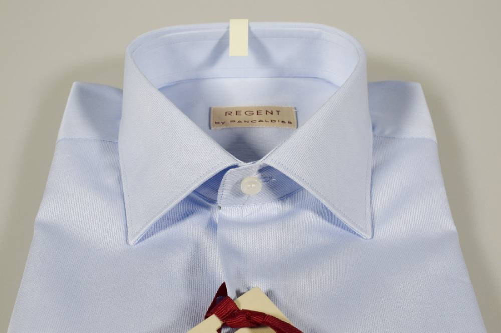 Regent By Pancaldi Camicia Pancaldi Celeste Chiaro Vestibilità Regolare
