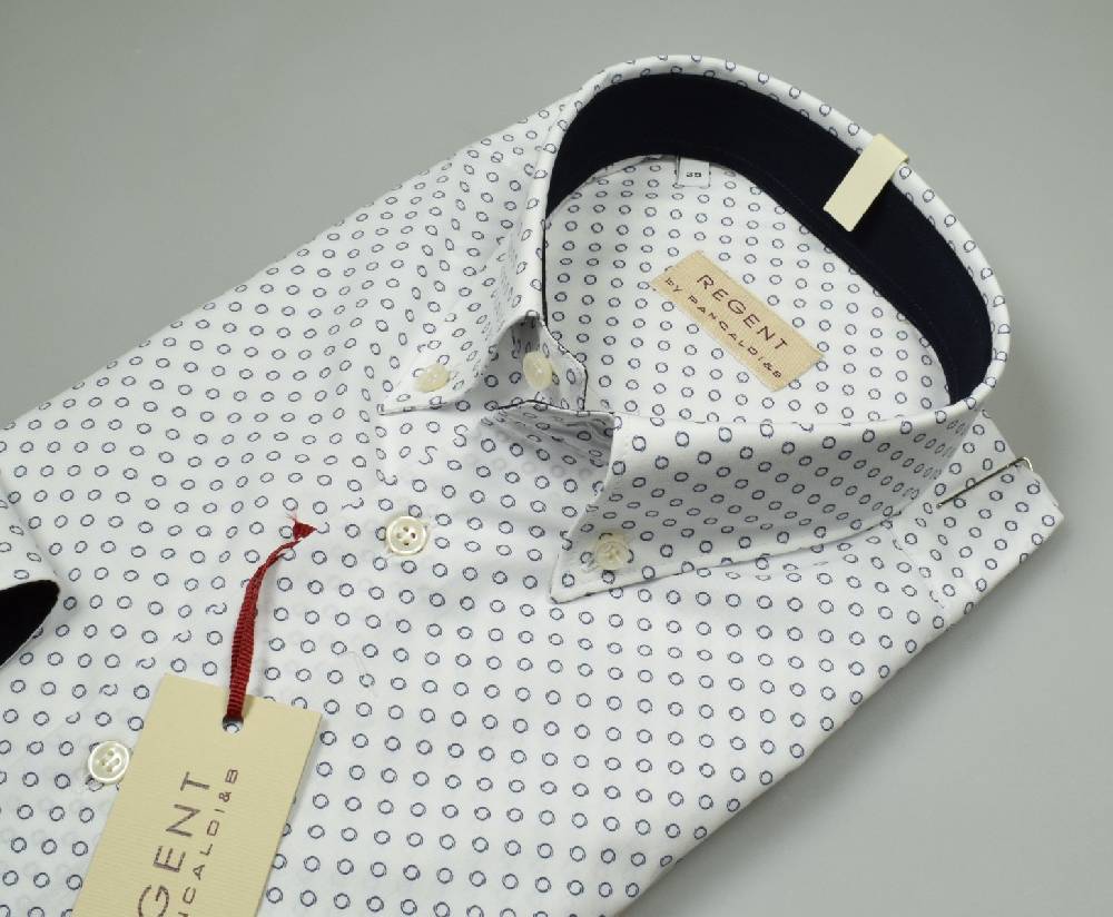 Regent By Pancaldi Camicia Pancaldi Regular Fit Collo Button Down