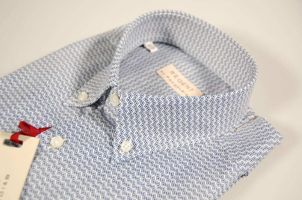 Regent By Pancaldi Camicia Pancaldi Vestibilità Regolare Collo Button Down