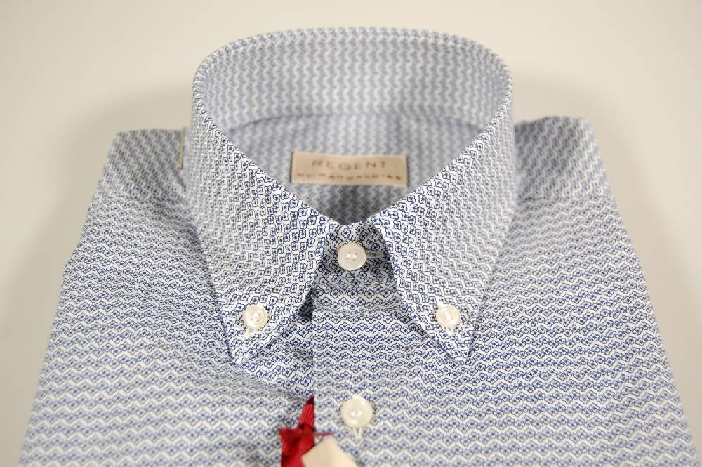 Regent By Pancaldi Camicia Pancaldi Vestibilità Regolare Collo Button Down