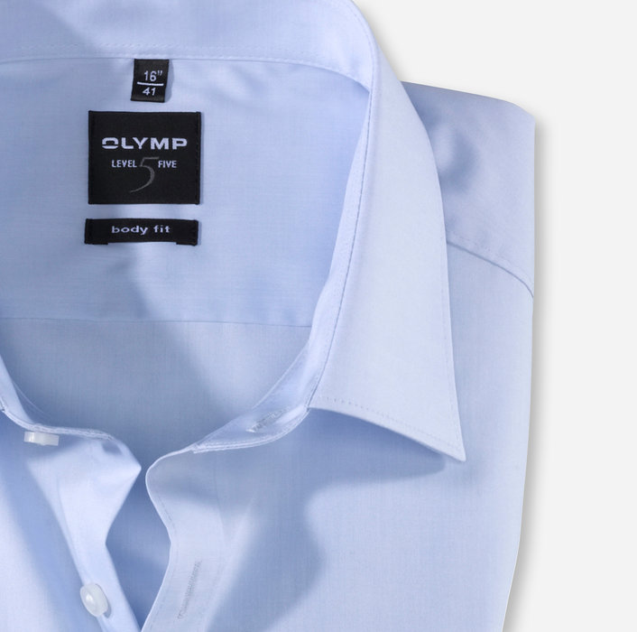 Olymp Camicia Slim Fit Olymp Cotone Chambray Stretch In Cinque Colori