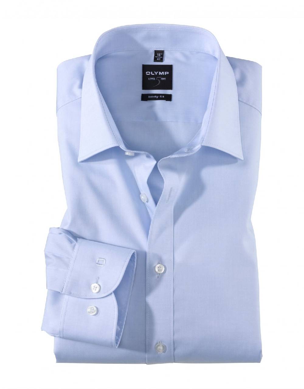Olymp Camicia slim fit olymp cotone chambray stretch in cinque colori