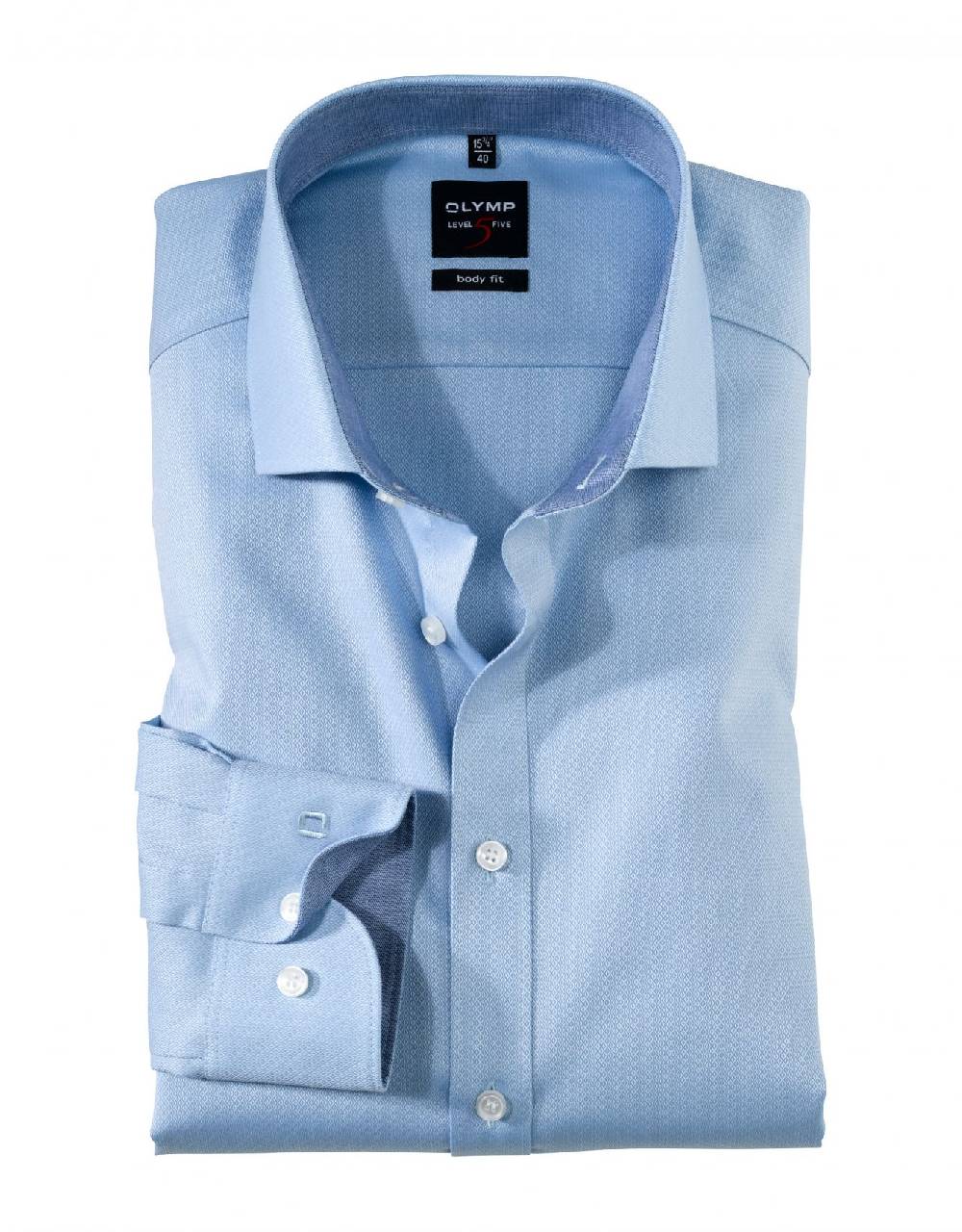 Olymp Camicia slim fit olymp level five cotone stretch in sei colori
