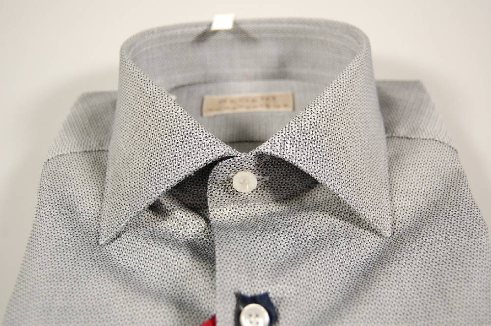 Regent By Pancaldi Camicia Slim Fit Pancaldi Cotone Micro Fantasia Due Colori