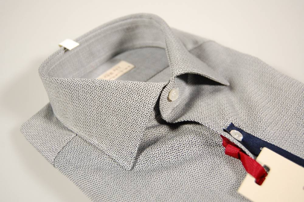 Regent by Pancaldi Camicia slim fit pancaldi cotone micro fantasia due colori