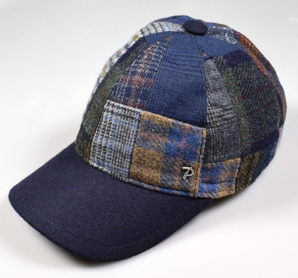 Panizza Cappello Baseball Panizza Patchwork Multicolor Con Paraorecchie