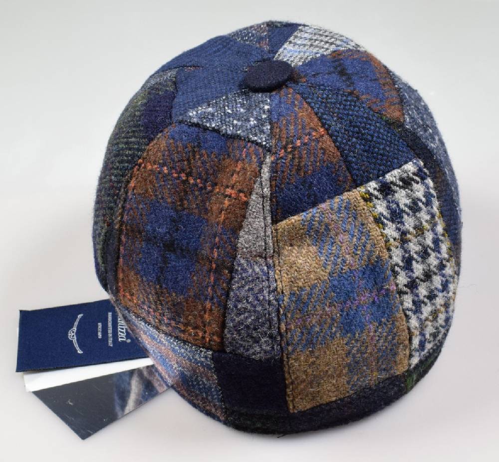 Panizza Cappello Baseball Panizza Patchwork Multicolor Con Paraorecchie
