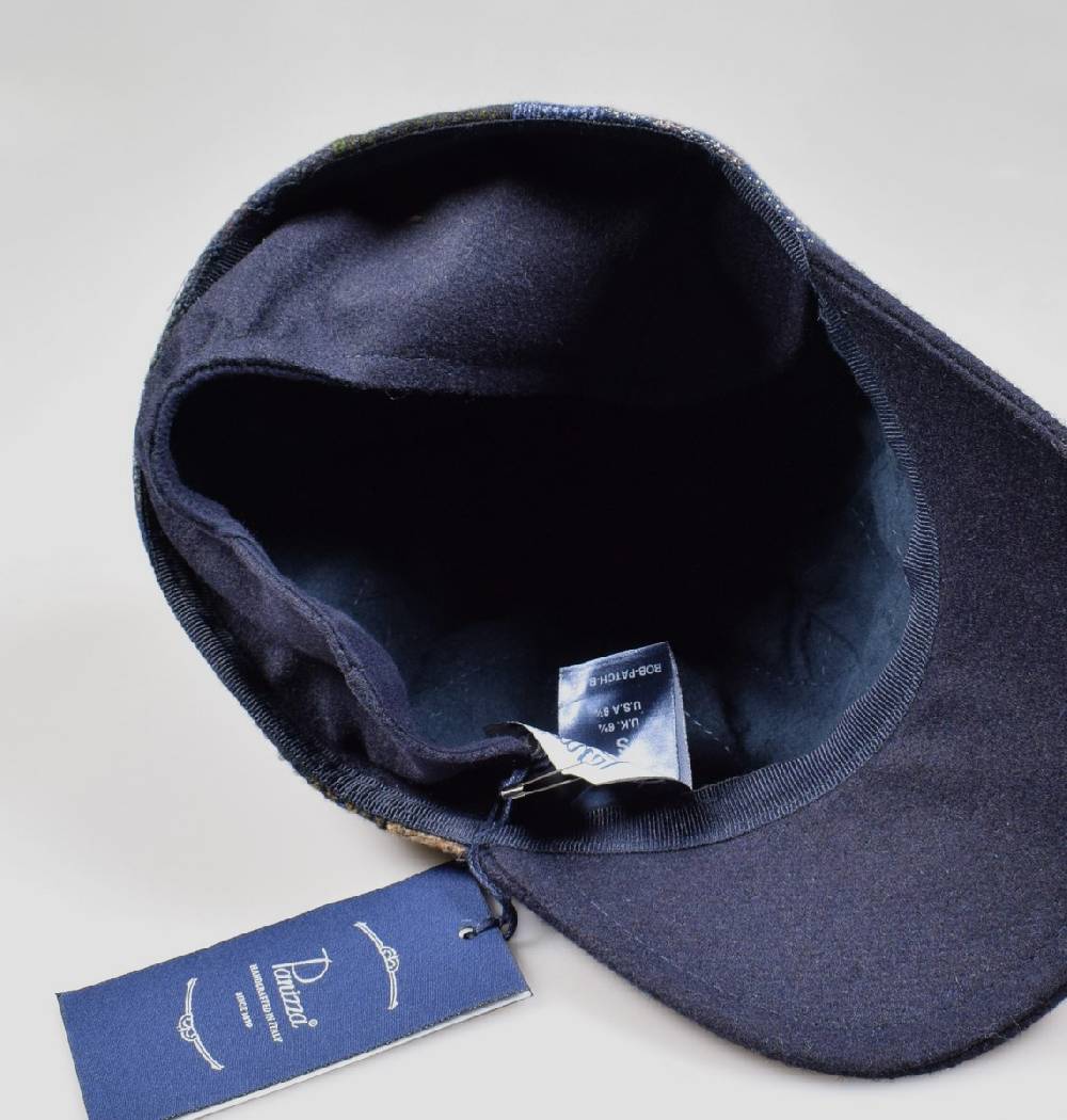 Panizza Cappello Baseball Panizza Patchwork Multicolor Con Paraorecchie