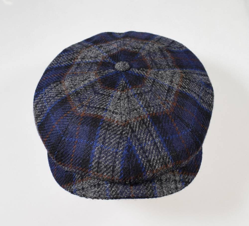 Panizza Cappello Panizza Fantasia British Blu A Quadri Peaky Blinders