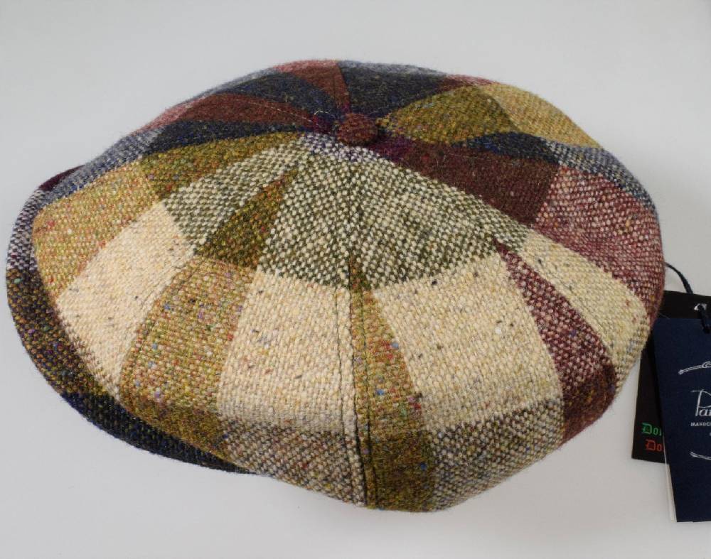 Panizza Cappello Panizza Lana Tweed Donegal Irlandese Peaky Blinders