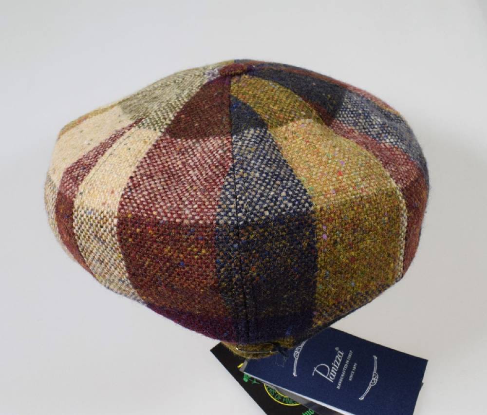Panizza Cappello Panizza Lana Tweed Donegal Irlandese Peaky Blinders