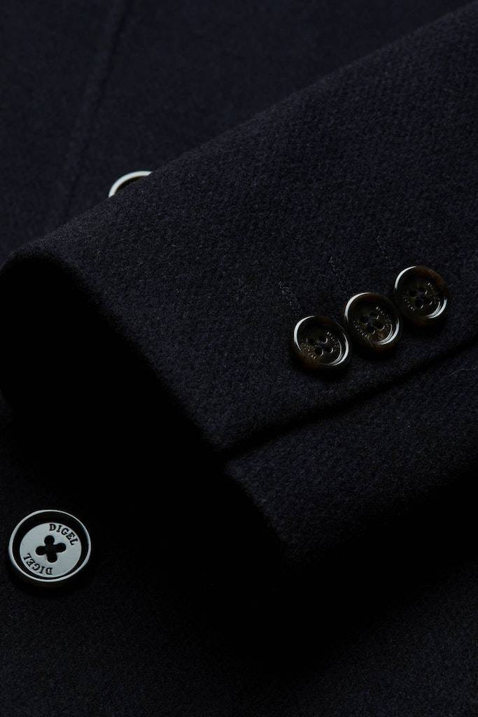 Digel Cappotto Blu Digel Con Pettorina Antivento Staccabile