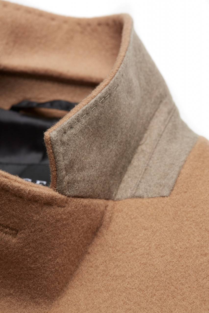 Digel Cappotto Digel Cammello Modern Fit Misto Cashmere