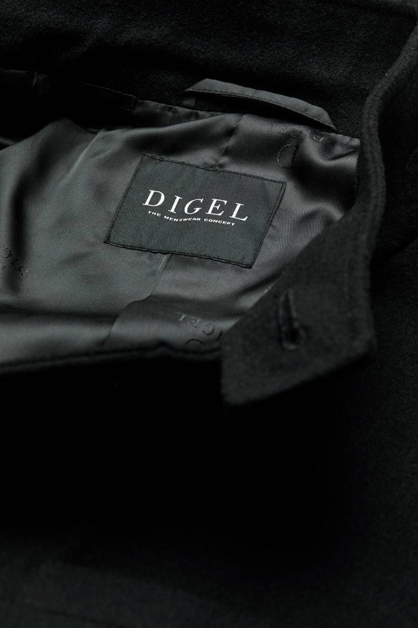 Digel Cappotto Digel Collo Alla Careana In Misto Lana Modern Fit