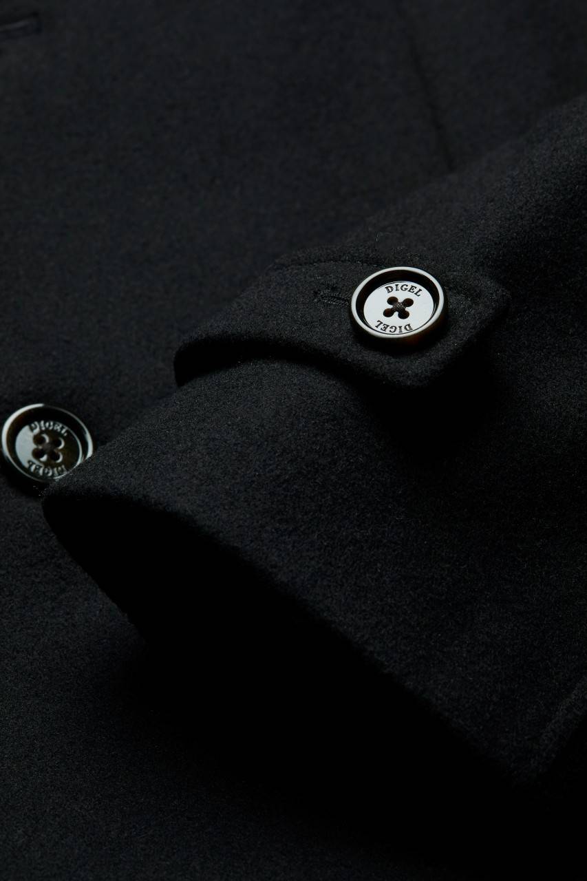 Digel Cappotto Digel Collo Alla Careana In Misto Lana Modern Fit