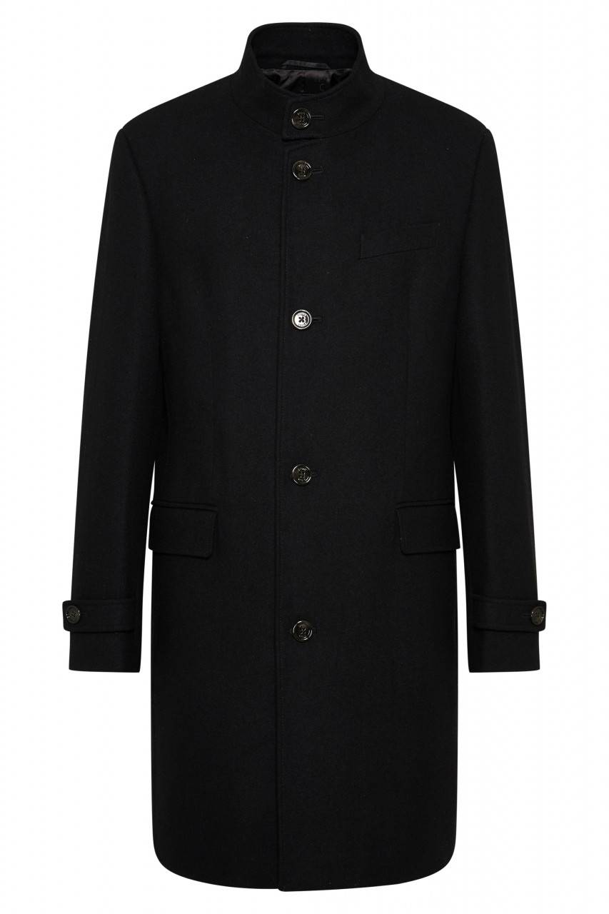 Digel Cappotto digel collo alla careana in misto lana modern fit