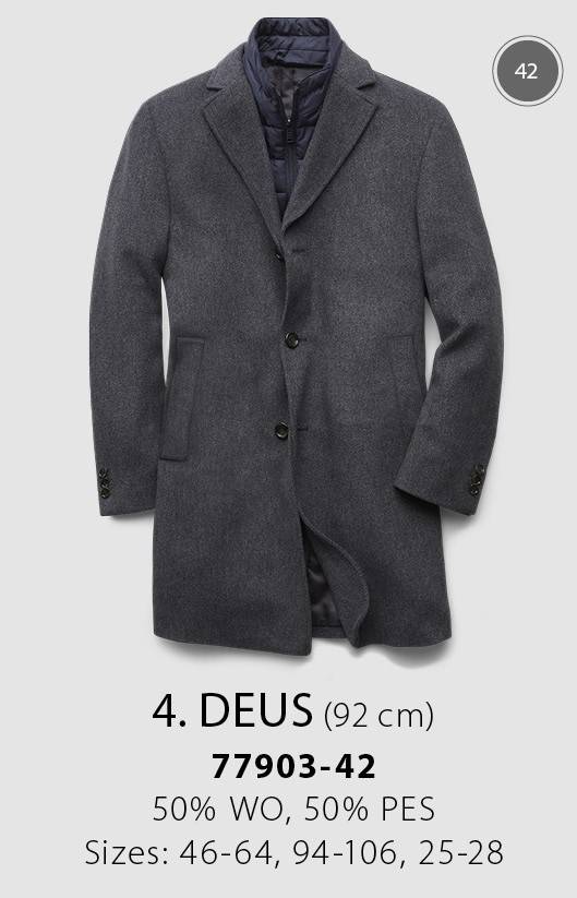 Digel Cappotto Grigio Scuro Digel Con Pettorina Antivento Staccabile