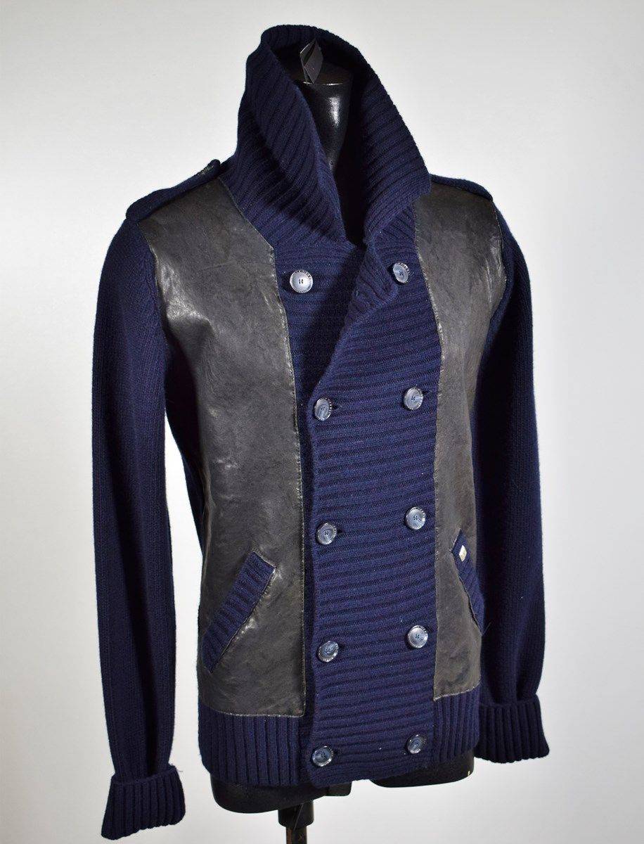Daniele Fiesoli Cardigan Giacca Doppio Petto Slim Fit Daniele Fiesoli Blu