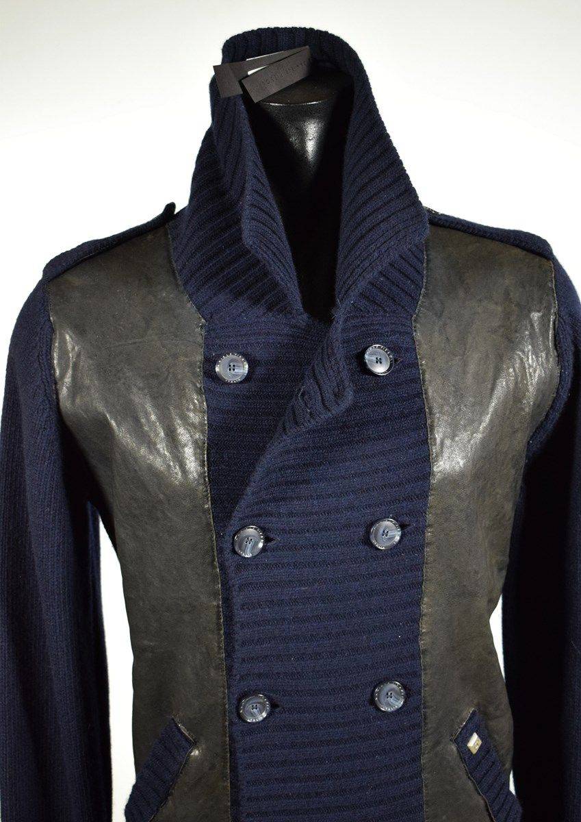 Daniele Fiesoli Cardigan Giacca Doppio Petto Slim Fit Daniele Fiesoli Blu