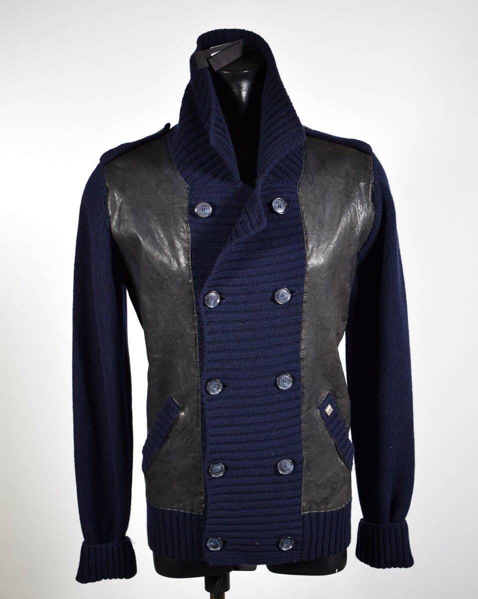 Daniele Fiesoli Cardigan Giacca Doppio Petto Slim Fit Daniele Fiesoli Blu