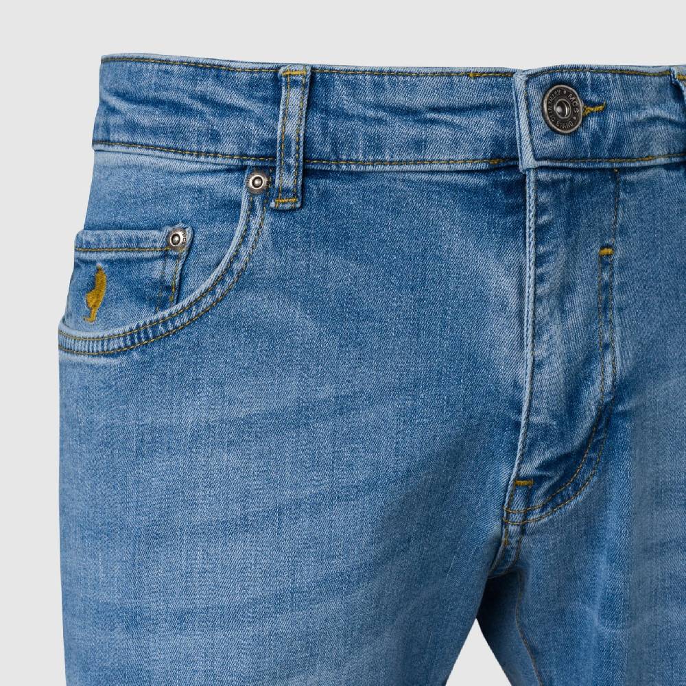 MCS Cinque Tasche Denim Chiaro Stretch Mcs Regular Fit