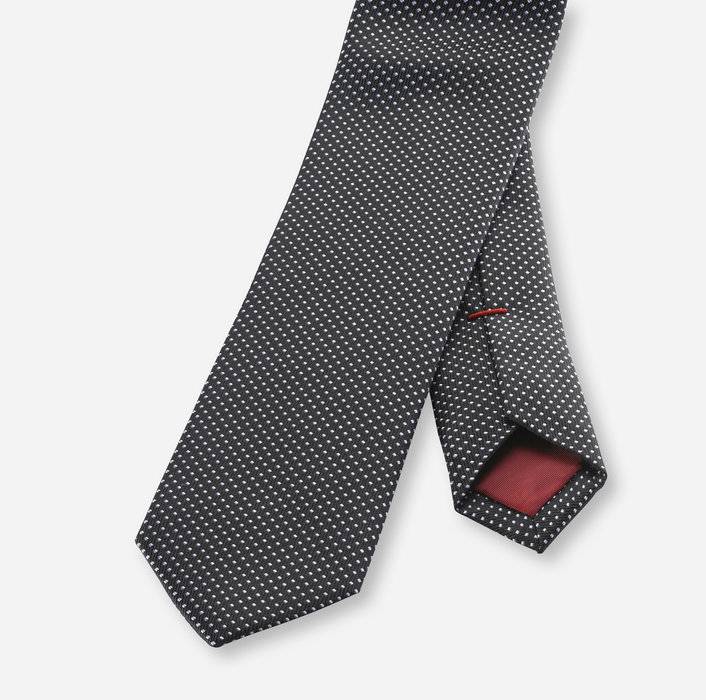 Olymp Cravatta Moda Olymp Super Slim In Seta Micro Disegno In Sei Colori