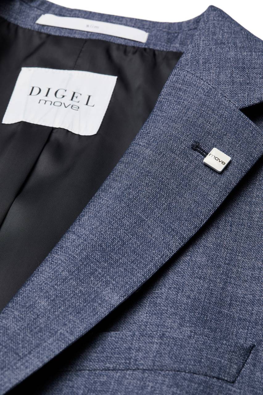 Digel Abito Digel Blu Medio Slim Fit Hyperstretch