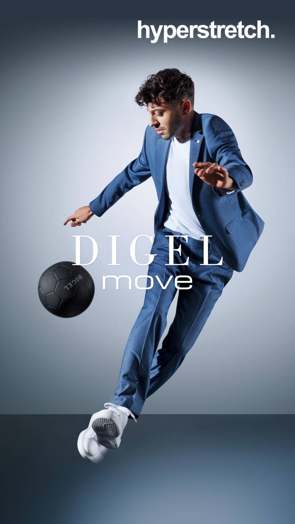 Digel Abito digel blu medio slim fit hyperstretch