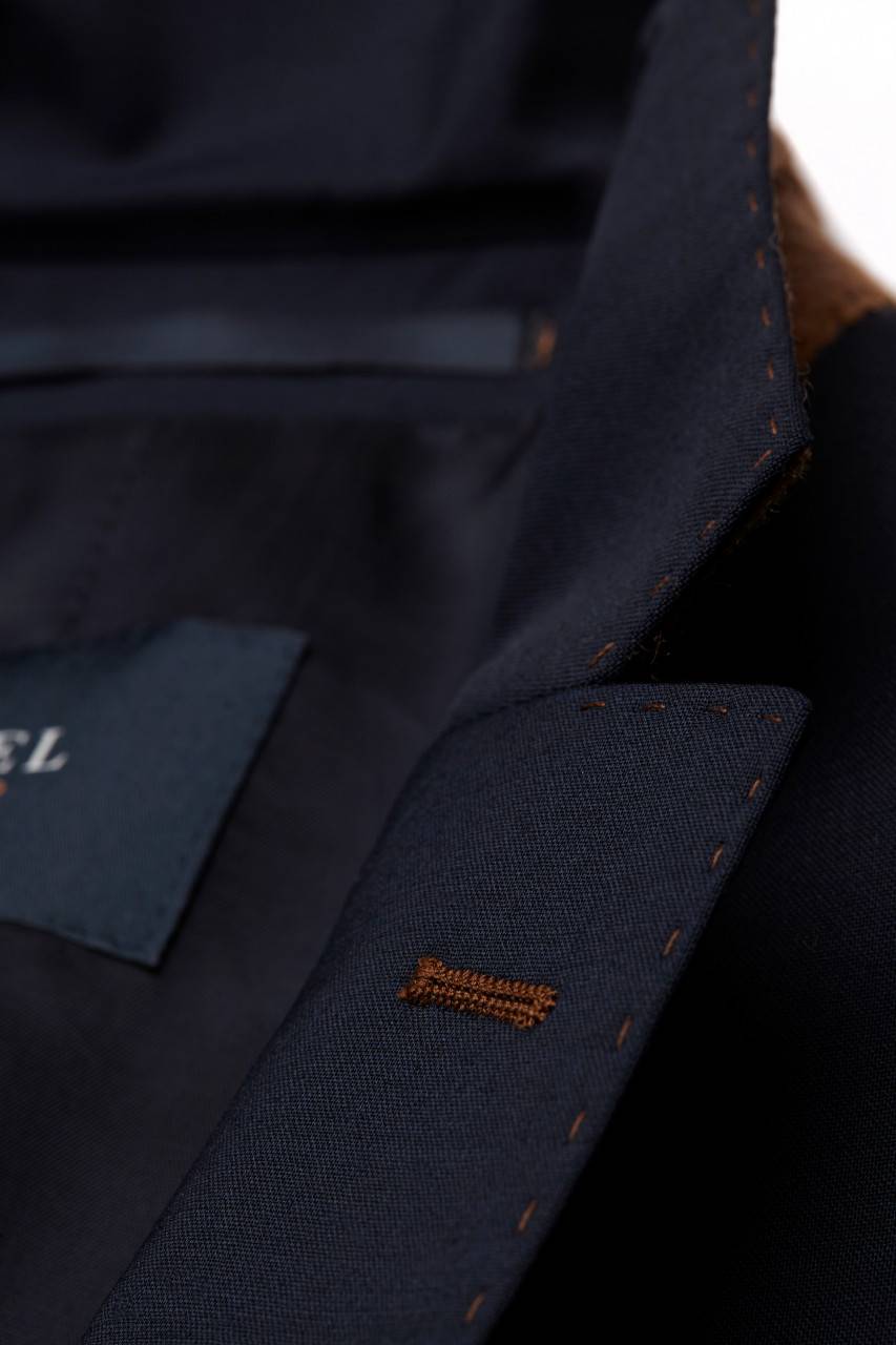 Digel Abito Digel Slim Fit Blu Scuro Lana Stretch