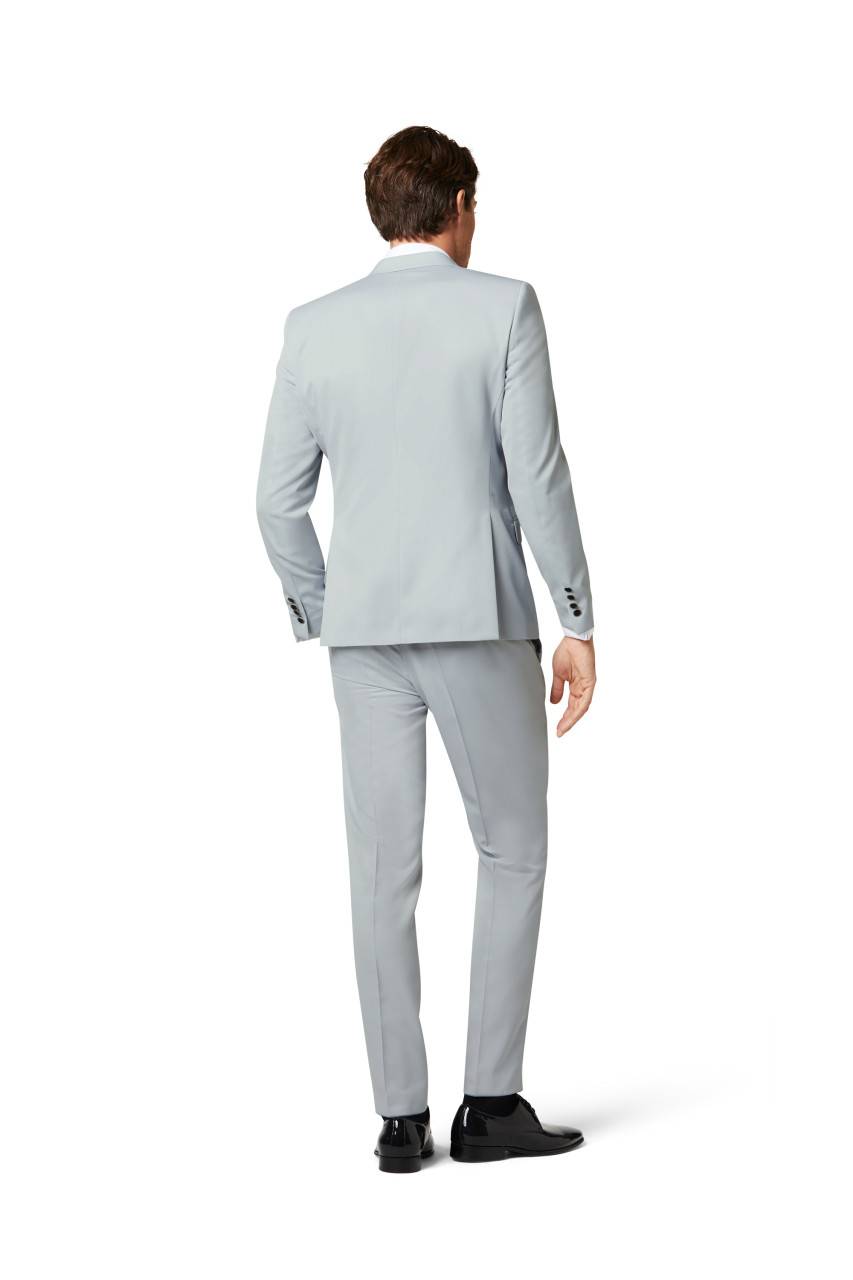 Digel Abito Grigio Perla Digel Cerimonia Slim Fit
