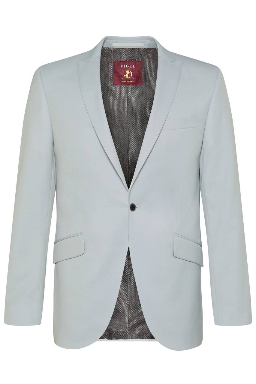 Digel Abito Grigio Perla Digel Cerimonia Slim Fit