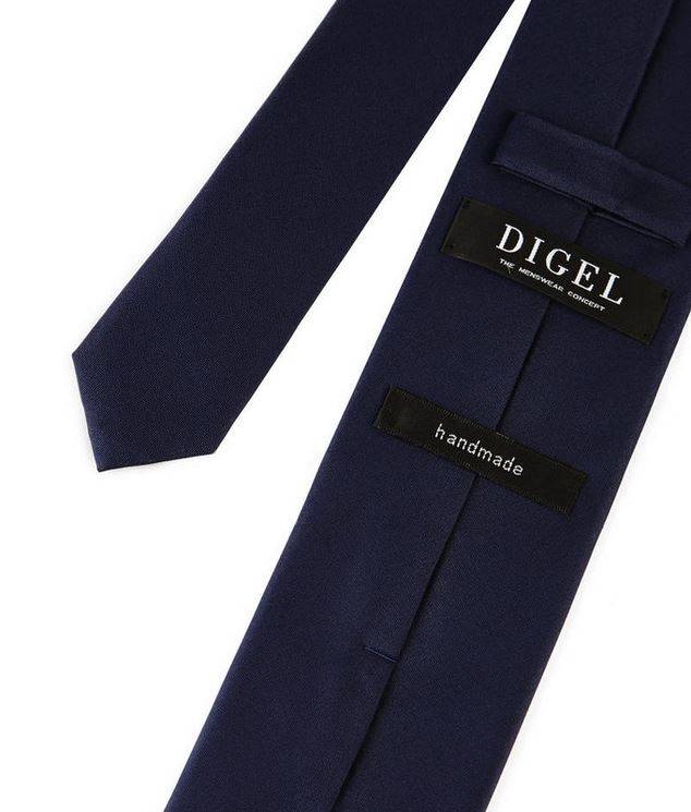 Digel Cravatta Blu Digel In Seta Pura