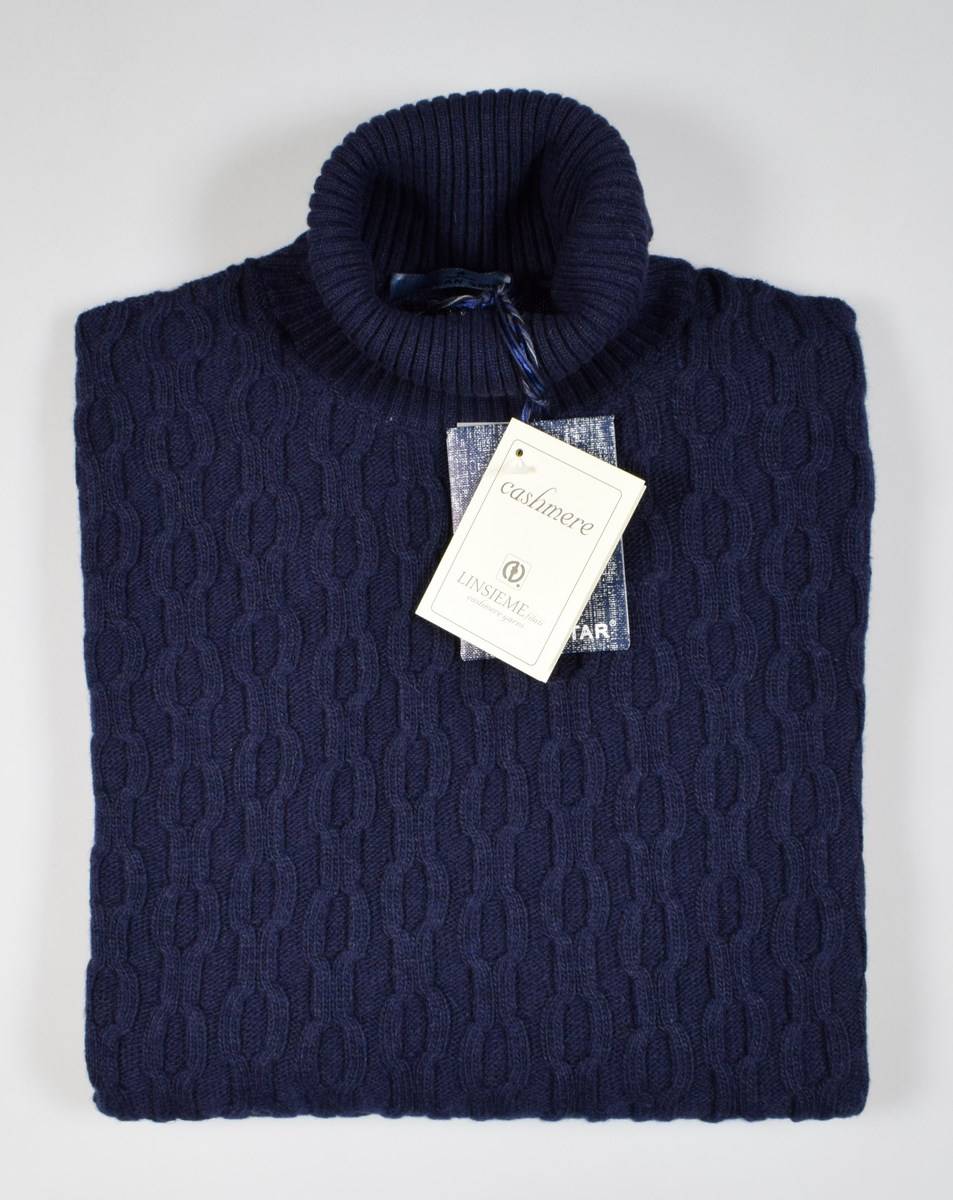 Ocean Star Dolcevita a trecce misto cashmere ocean star made in italy