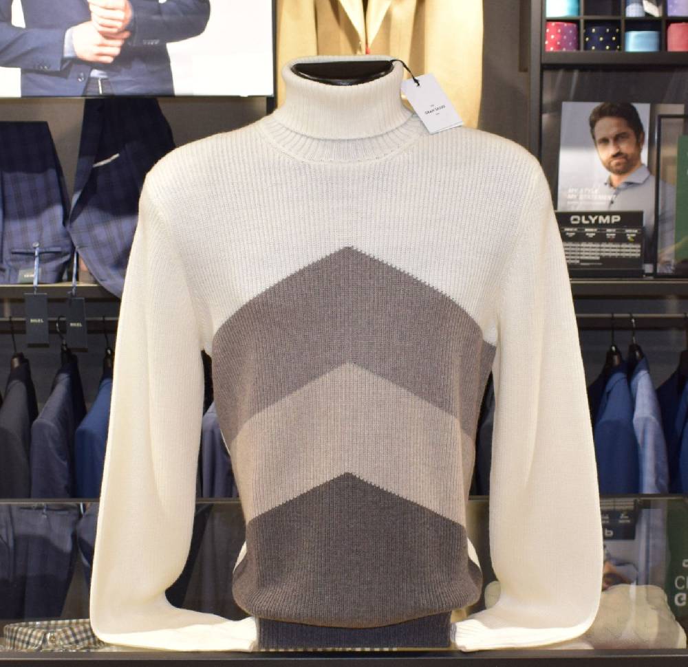 Gran Sasso Dolcevita Gran Sasso Lana Merinos Panna A Fantasia