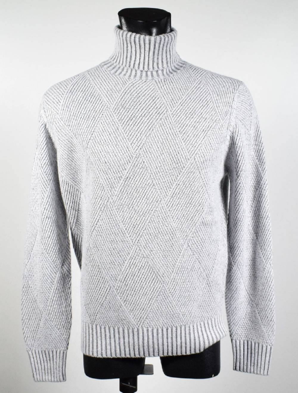 Cavalieri Milano Dolcevita Intarsio Vanisè Cavalieri Lana Cashmere