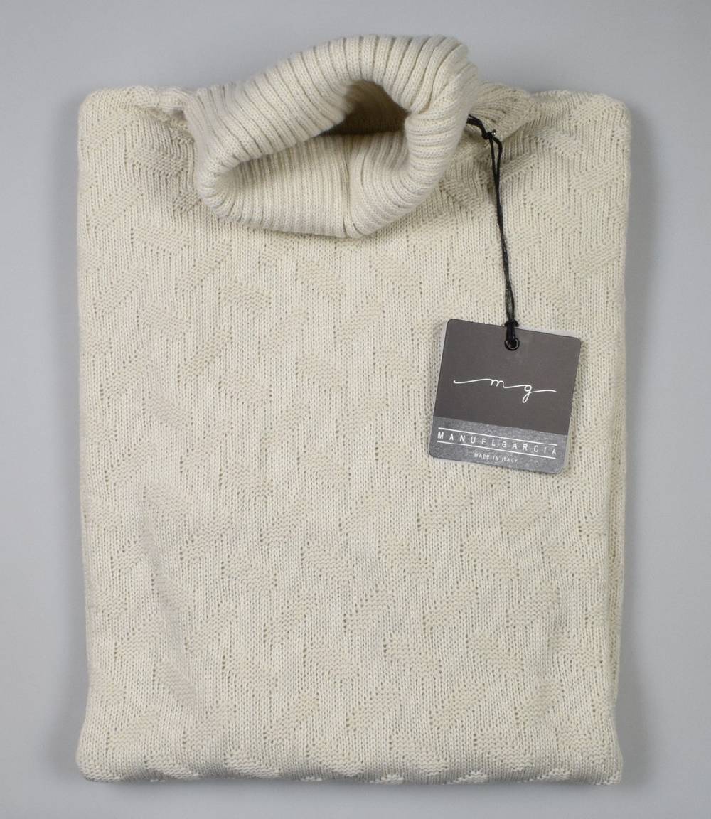 Manuel Garcia Dolcevita Manuel Garcia Ecru Intarsio Unito