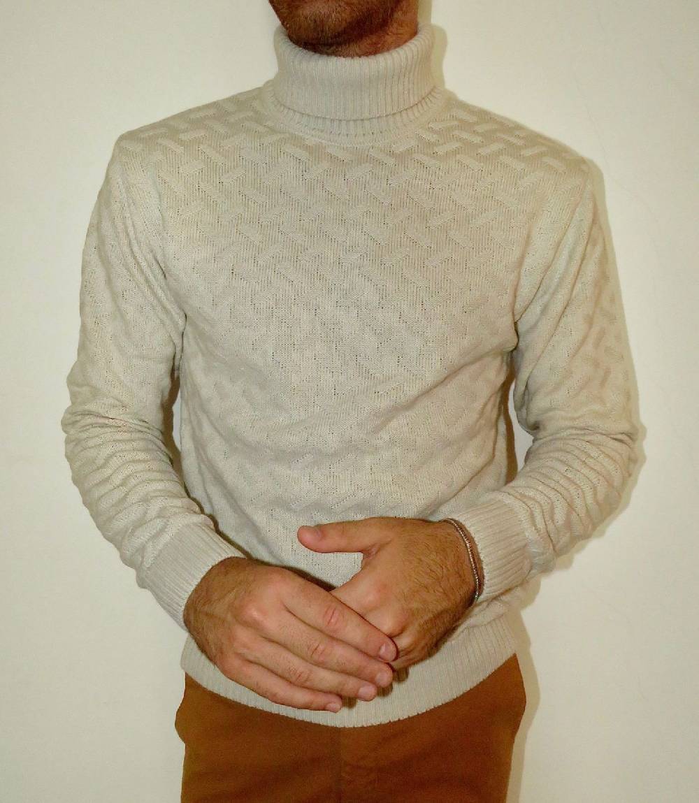 Manuel Garcia Dolcevita Manuel Garcia Ecru Intarsio Unito